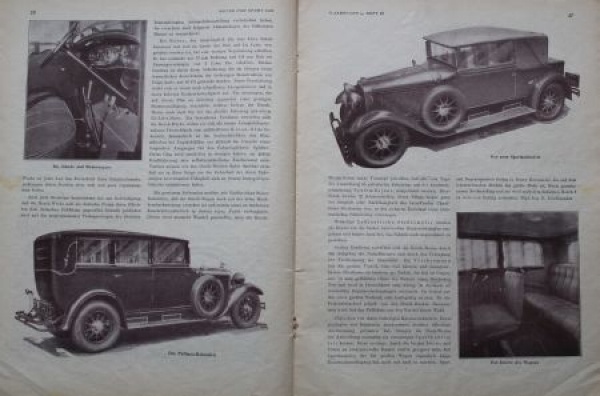 "Motor & Sport" Motor-Magzine Poessneck 1928 (8024)